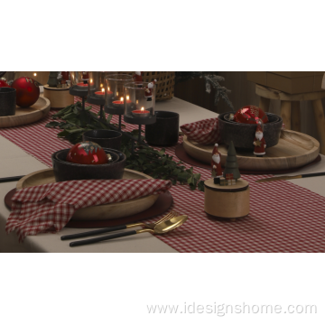 Oval Leather Table Mats Kitchen Dining Table Decor